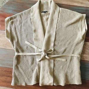 Banana Republic Olive Green Dolman wrap Sweater XL